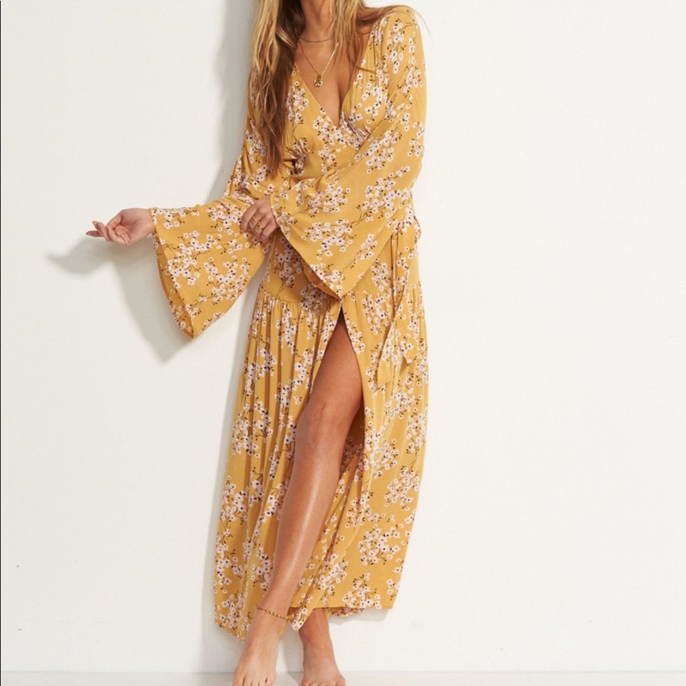 Billabong wrap maxi dress